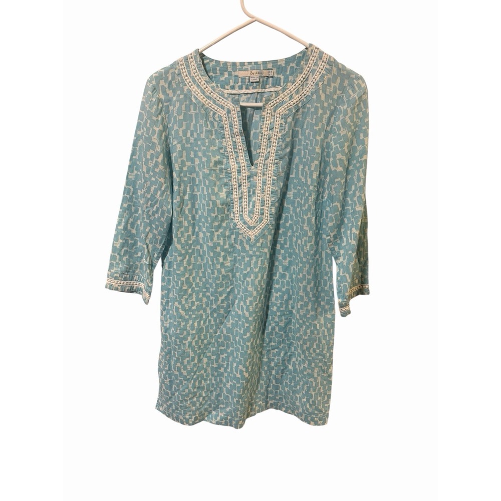 Boden Size 6 Blue Dress Tunic 3/4 Sleeves
